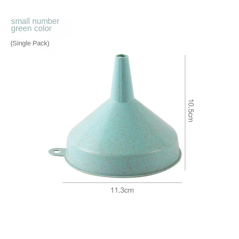 kitchen plastic funnel liquid dispensergreen trumpet