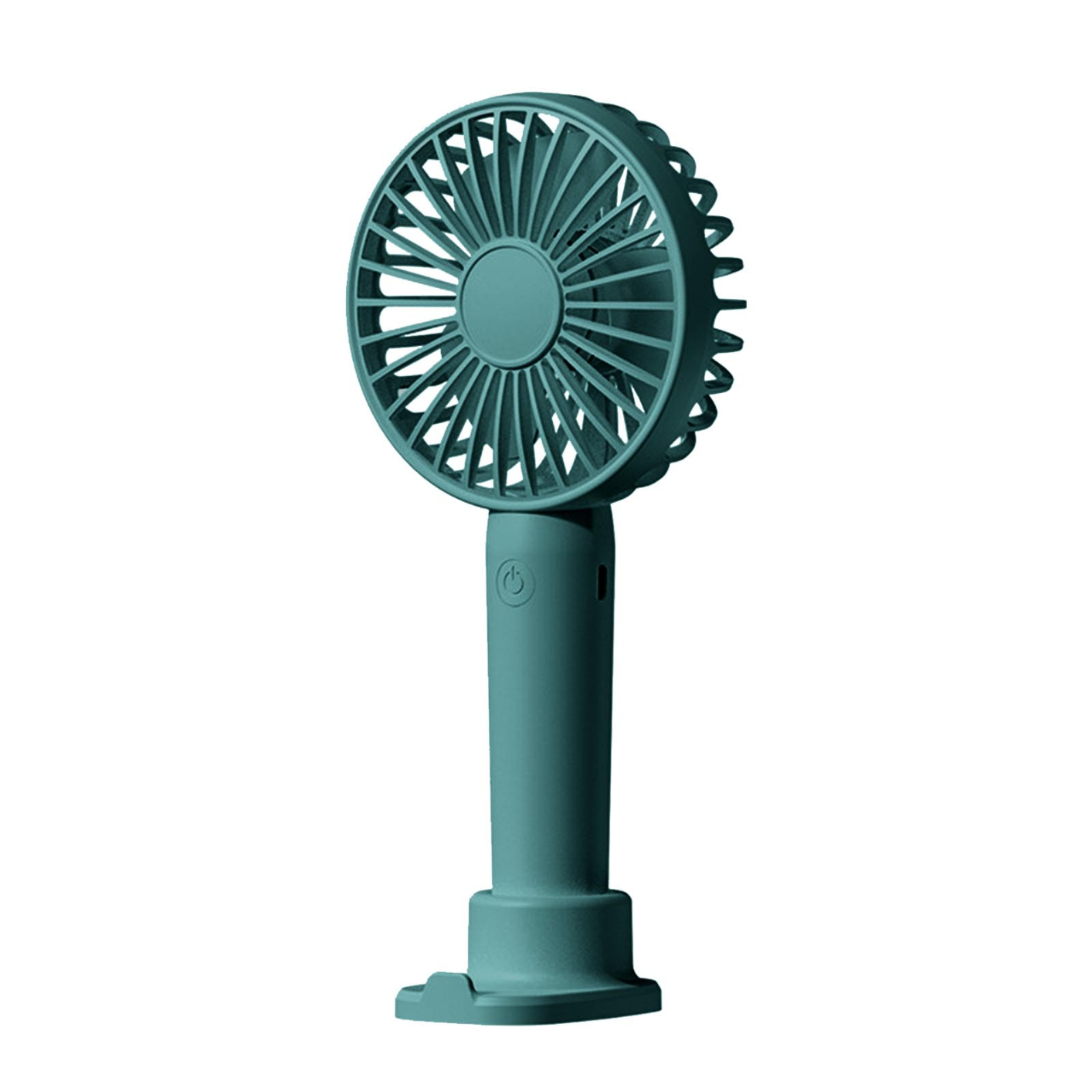 Desktop Natural Wind Mode Mini Portable Small Fan Quiet Rechargeable Office Desktop
Green