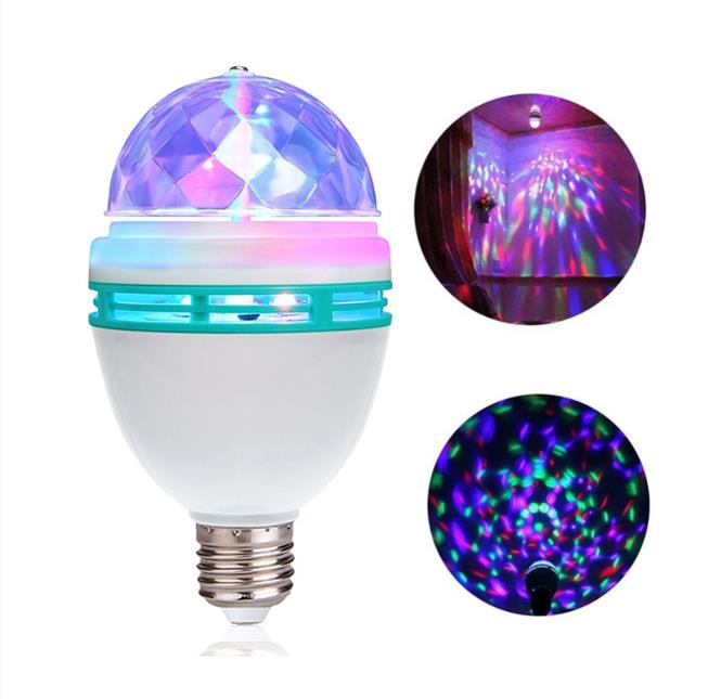 LED Magic Ball Light 80*150mm House KTV Small DISCO Mini Party 3W E27 1Pcs/Box