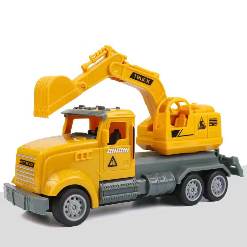 Mini toy cars Model cars Children's toys Toys for children aged 2-5 Toys for boys and girls Toys for boys and girls Excavator models Mixer models Cheap toys Cheap toys Children's toys Educational toys Children's birthday gifts Children's favorite toys Completely non-dangerous five poisons and battery-free remote control car toysexcavator