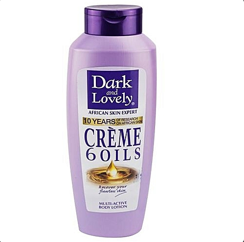 DARK AND LOVELY BODY LOTION CREME 6 OILS 200MLPurple