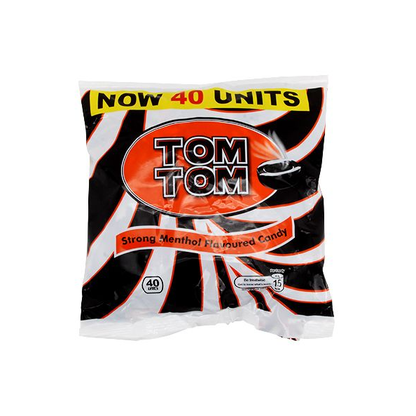 TOM TOM STRONG MENTHOL FLAVOURED CANDY 168G160g