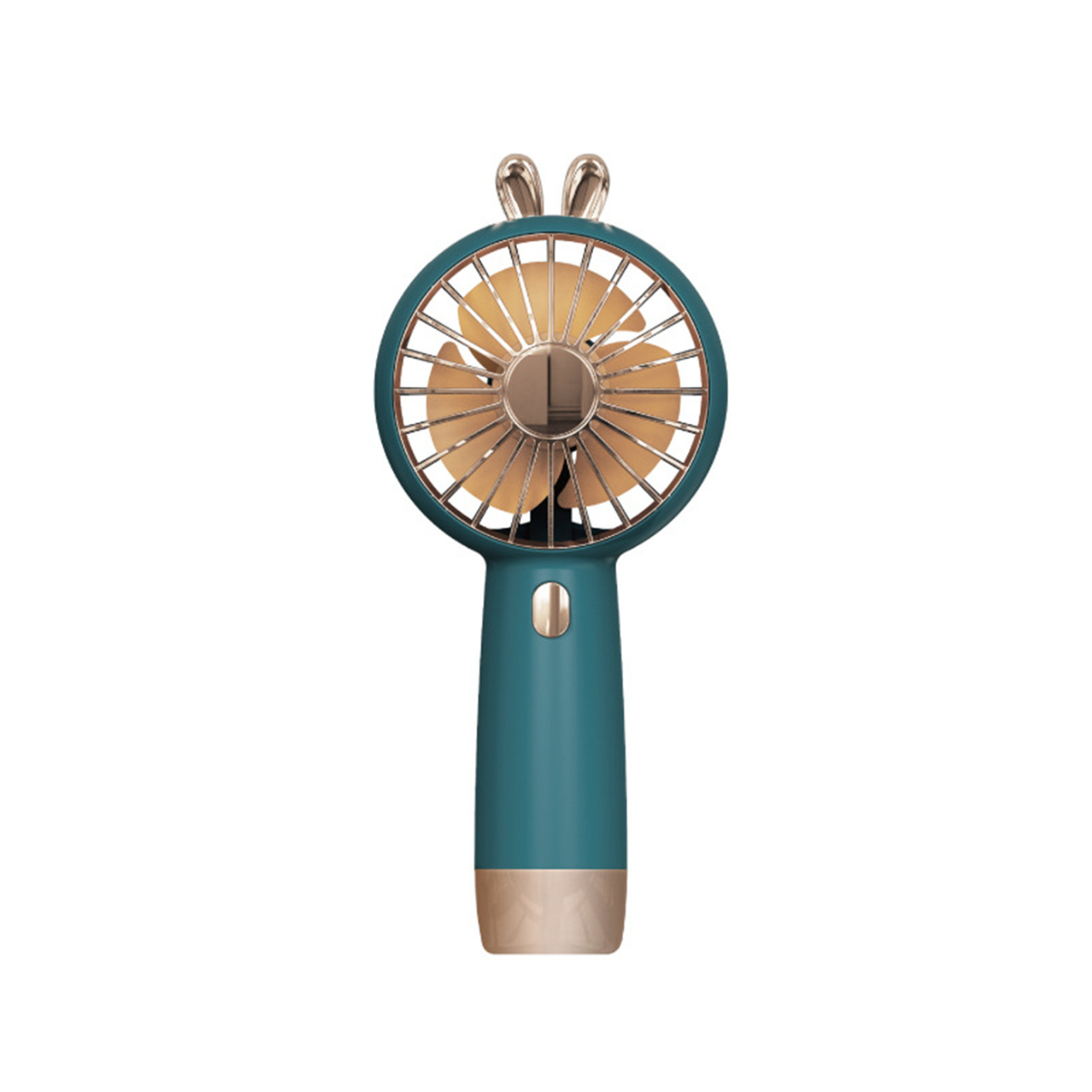 Portable mini handheld small fan usb charging fan desktop student cold fan green
Green