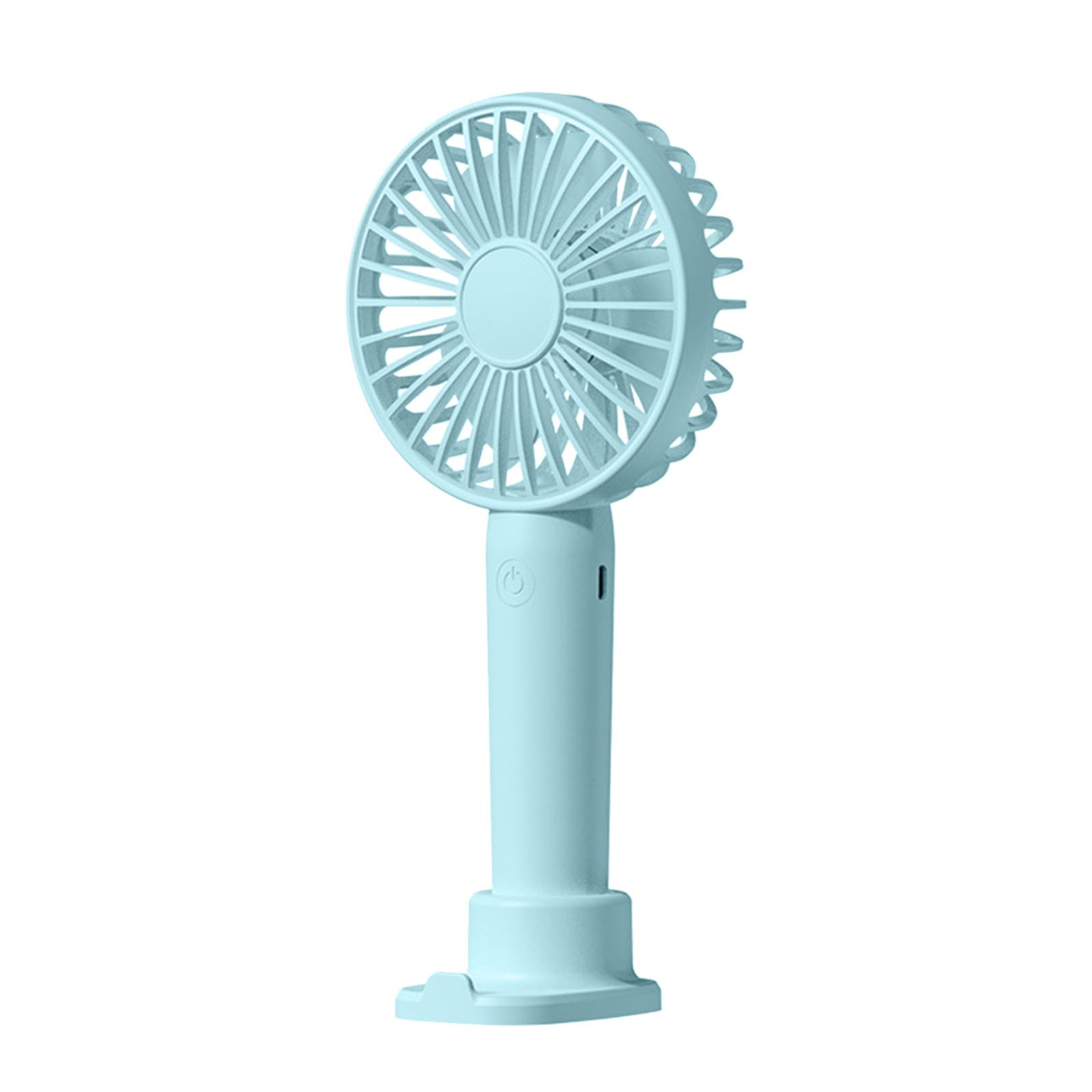 Desktop Natural Wind Mode Mini Portable Small Fan Quiet Rechargeable Office Desktop
Blue