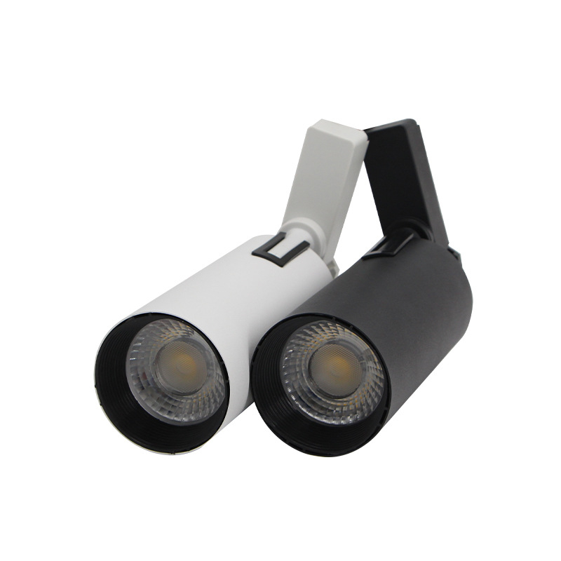 COB LED Track Lighting Rail Ceiling Spotlight 5000K Natural White Painted,Adjustable Ceiling Spotlight Fixture,ETL Listed, 2700K Soft White, Directional Accent Spot Light for Kitchen Black