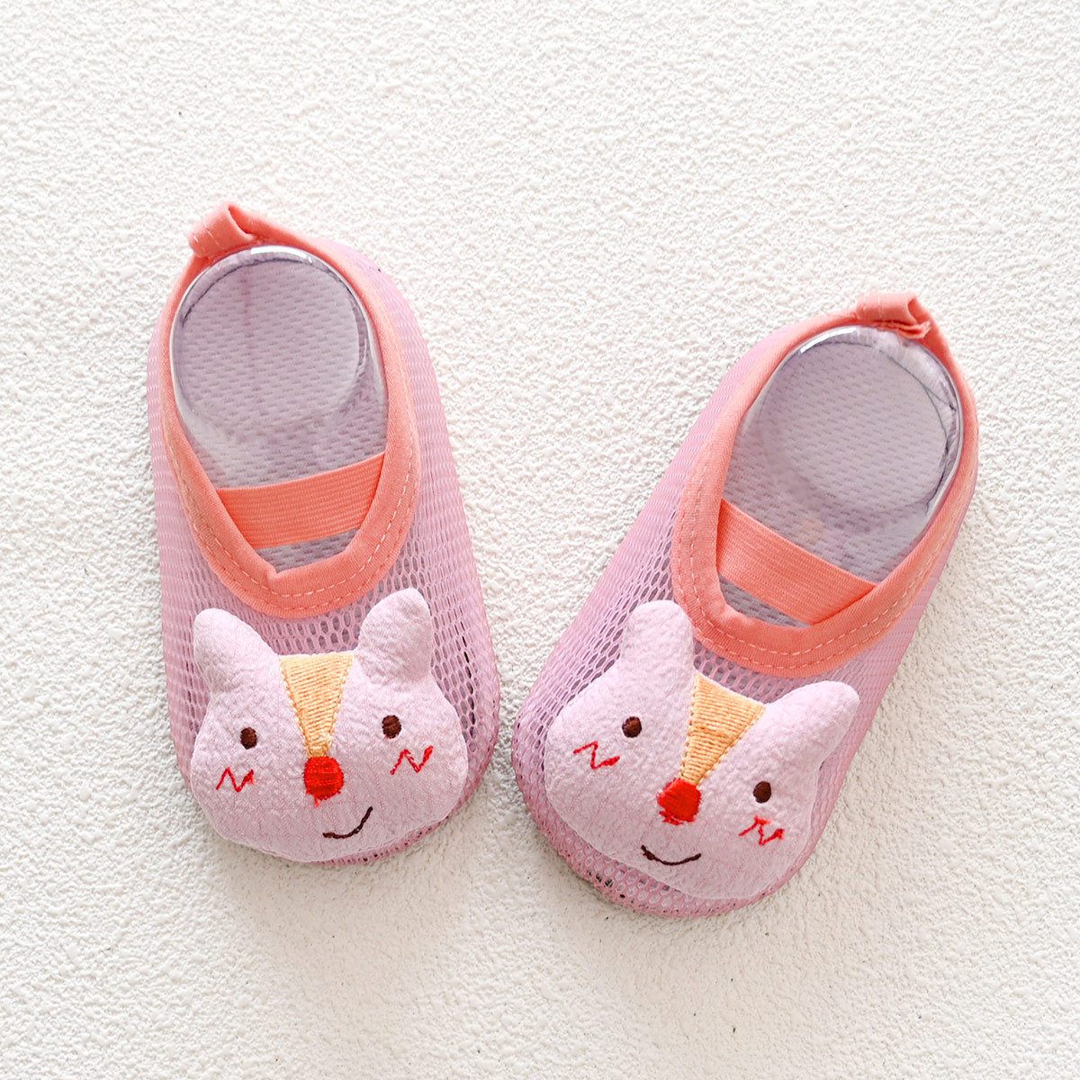 DX62 Low Cut Socks Toddler Baby Boys Girls Non Slip Summer Breathable First Walk Prewalker Floor Soft Socks ShoesFox