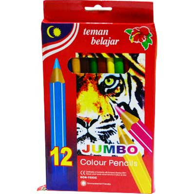 Jumbo Colour Pencil 12pcs