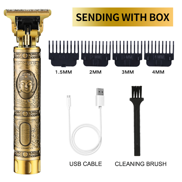 T-Blade Electric Close Cutting Hair Trimmer Rechargeable Hair Clipper Kits Men Shaver
