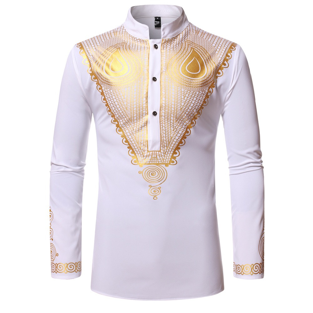 traditional cultural wear fashion mens african dresses long dashiki shirts hip hop african clothes fitness africa clothingWhite