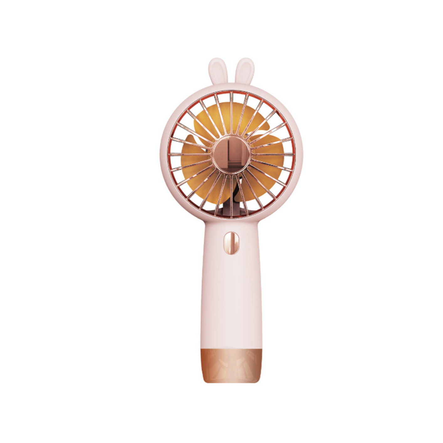 Portable mini handheld small fan usb charging fan desktop student cold fan green
Pink 