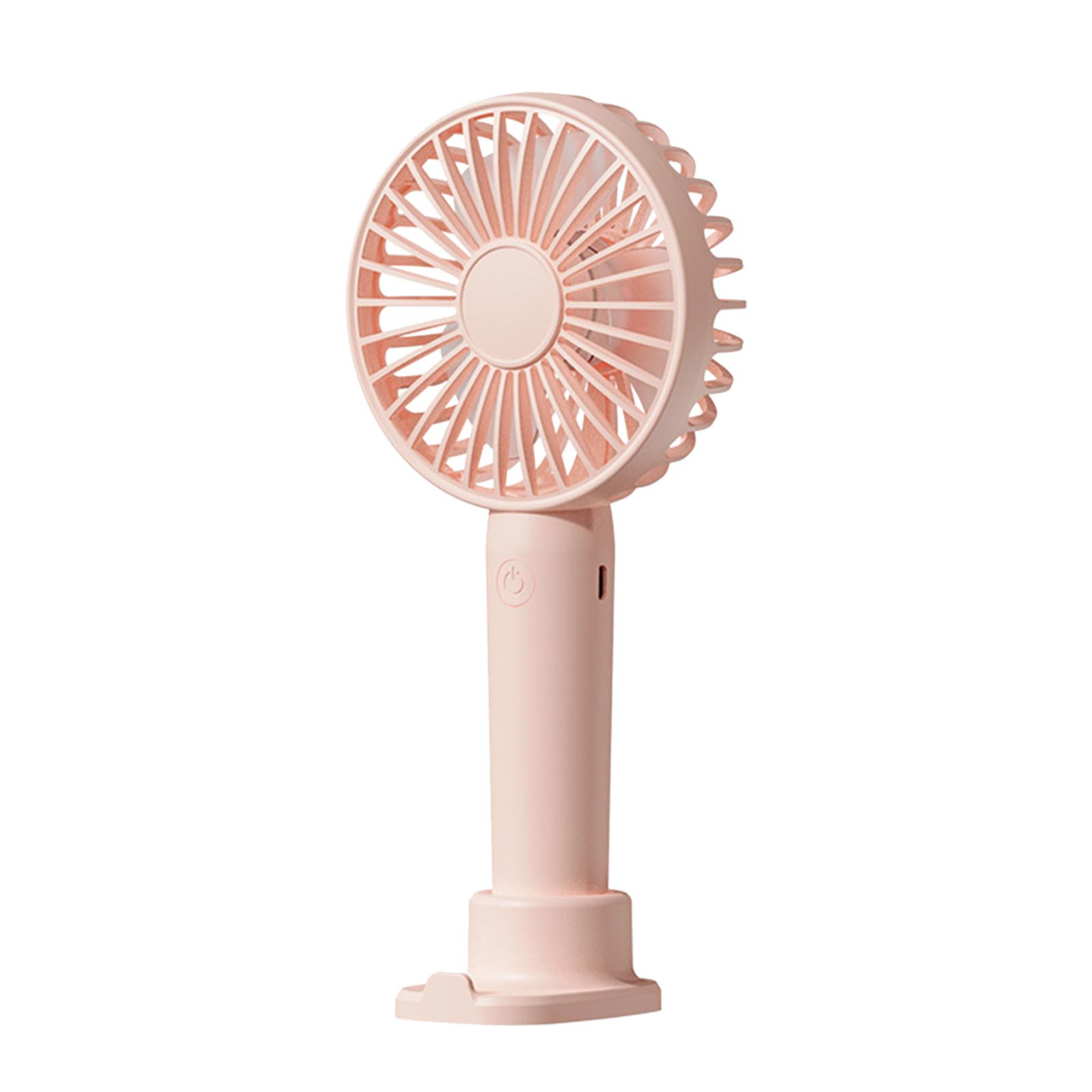 Desktop Natural Wind Mode Mini Portable Small Fan Quiet Rechargeable Office Desktop
Pink