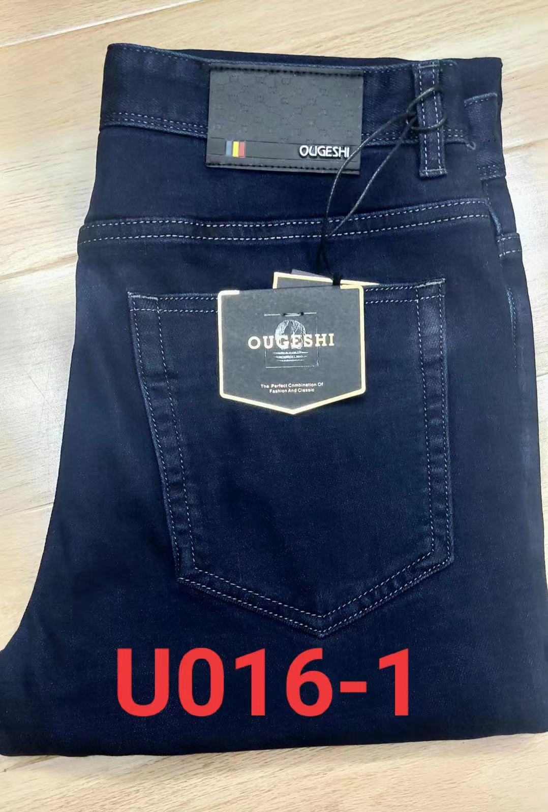 Summer micro elastic cotton thin solid color mid-waist casual jeans  pants