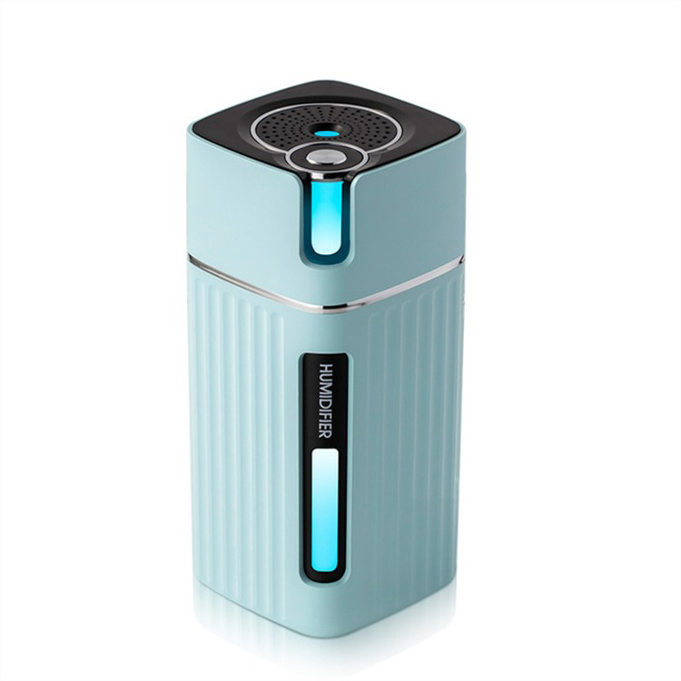 CRELVCOE 300ML Portable USB air Humidifier Water Diffuser with Light for Home Car Ultrasonic Cool Humidificador mini Mist Maker Fogger