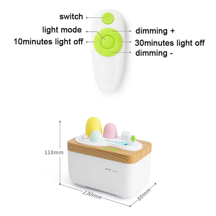 Large Capacity Essential Oil Aroma Diffuser Air Humidifier LED Night Lights for Office Home Desktop