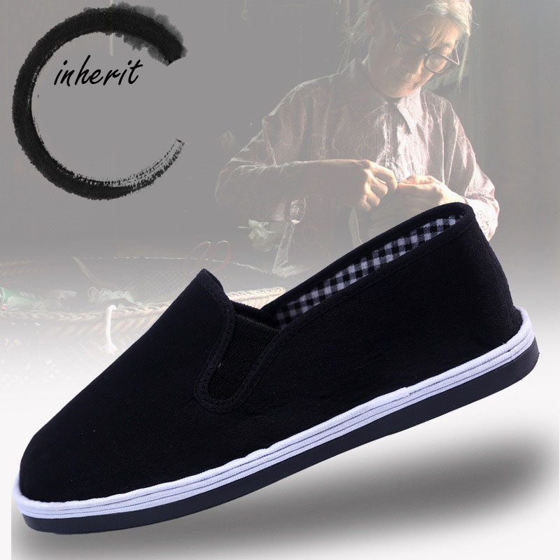 ELO cavans shoes men's casual shoes, thousand layer bottom canvas work shoes, breathable