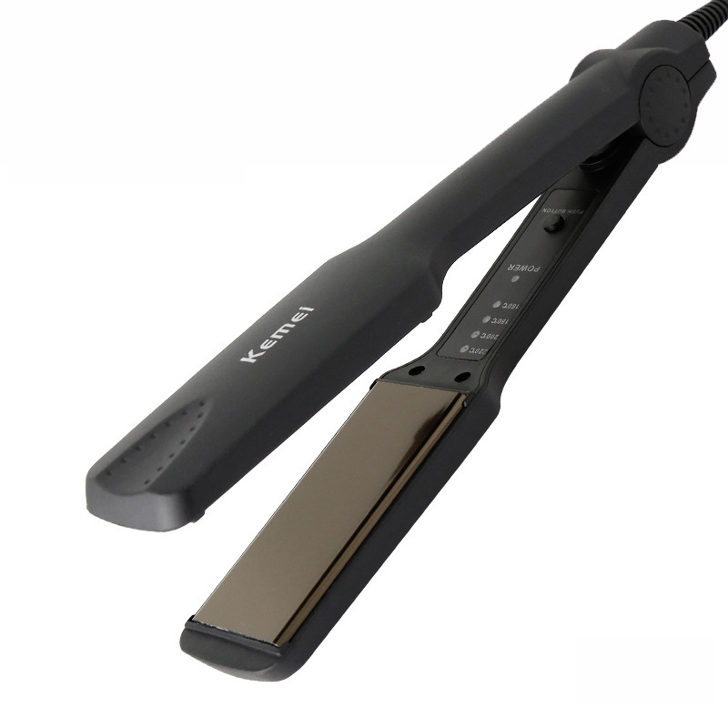 Kemei Professional Hair Straightener Straightening Iron Pranchas De Cabelo Curling Irons Styling Tools Chapinha Ionic Flat IronEU