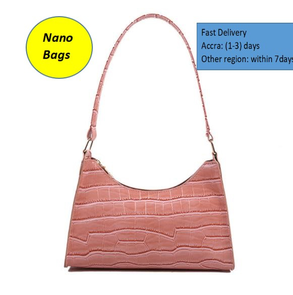 NANO Bags Ladies Bags 2022 New Style Handbags Shoulder Bag Casual Portable Bags Would-famous Brand Same Style Business&daily OccasionPink